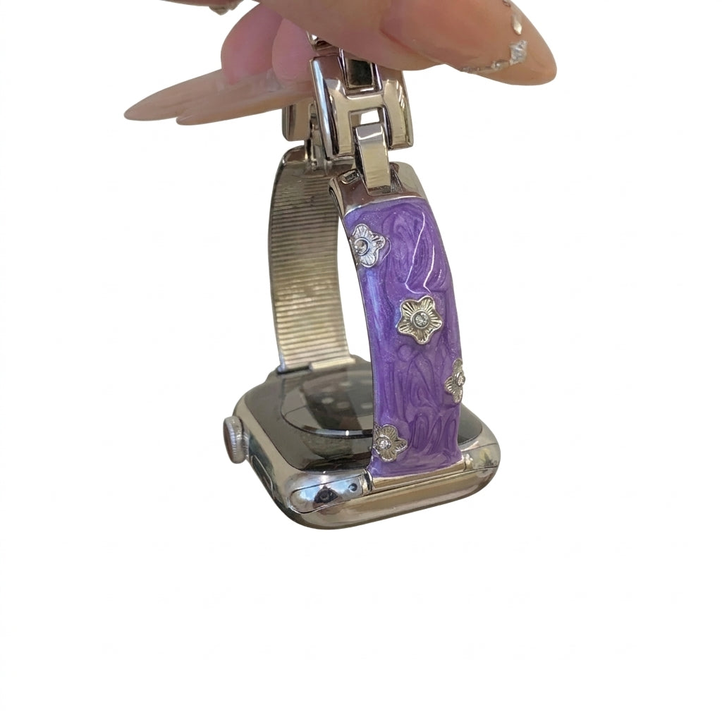 Flower Alloy Band