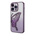Phone Case Glitter Butterfly Design