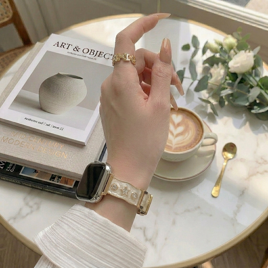Leather & Alloy Band