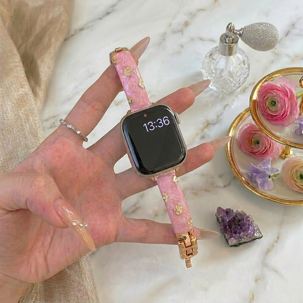 Flower Alloy Band